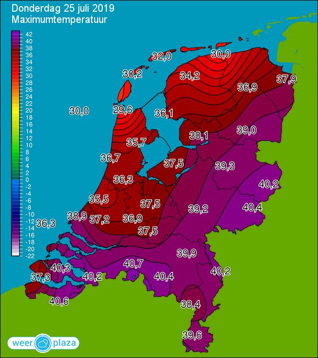 2019 07 Holland boven de 40 graden