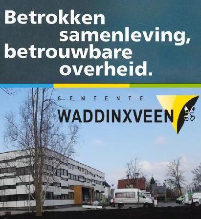 Betrokken samenleving betrouwbare overheid gemeente Waddinxveen