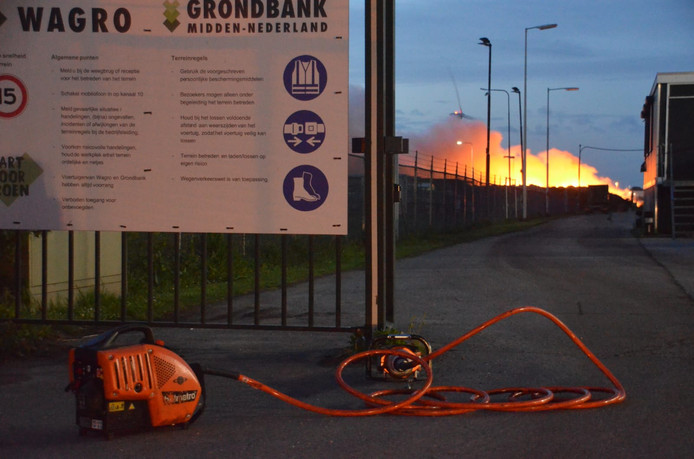 Brand bij Wagro