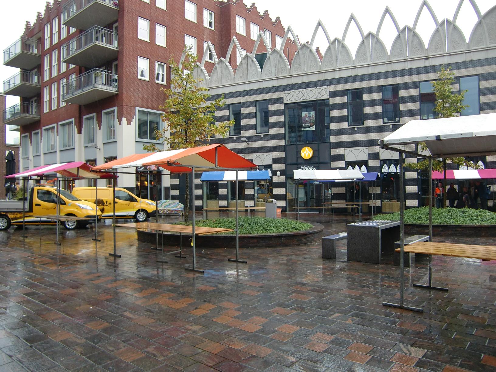 kramen in regen