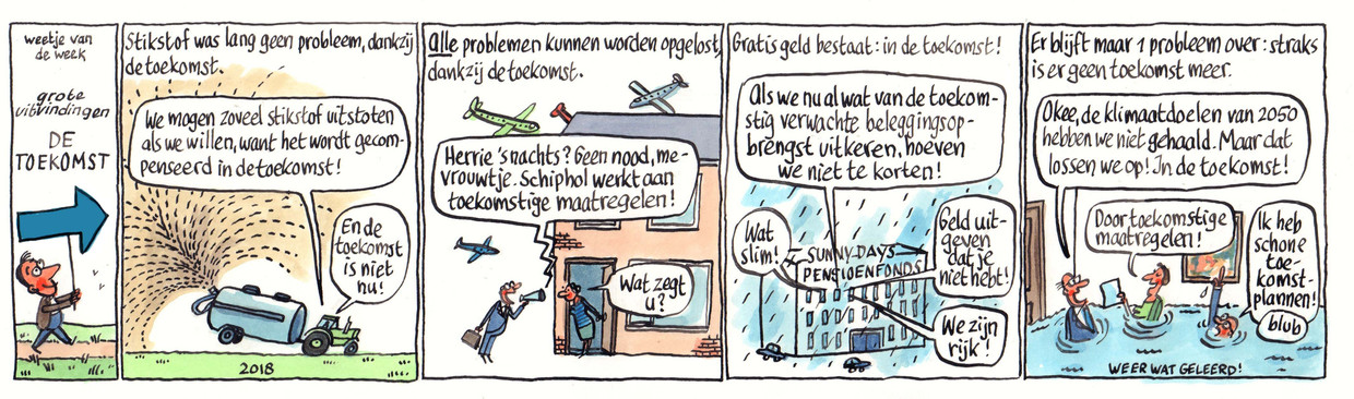 Alle problemen verdwijnen in de toekomst Dingeman
