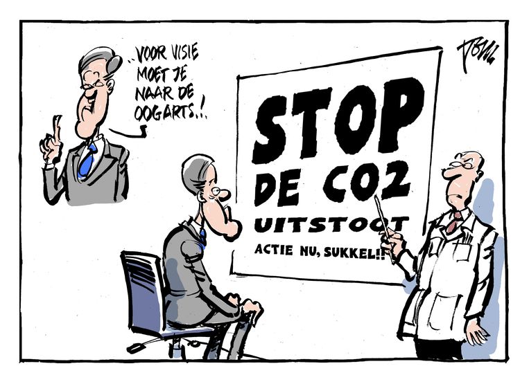 Voor visie Rutte stopt CO2 Tom