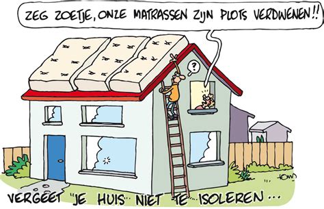 huis isoleren met matrassen