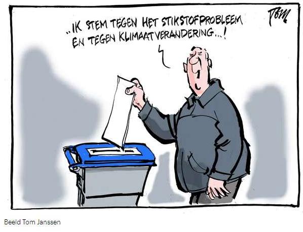 ik stem tegen stikstof en klimaat Tom