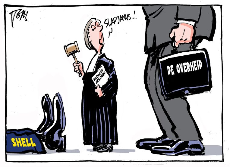overheid is te slap voor Shell