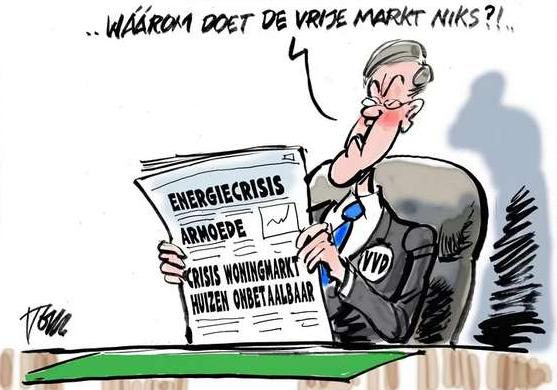Rutte en de vrije markt Tom