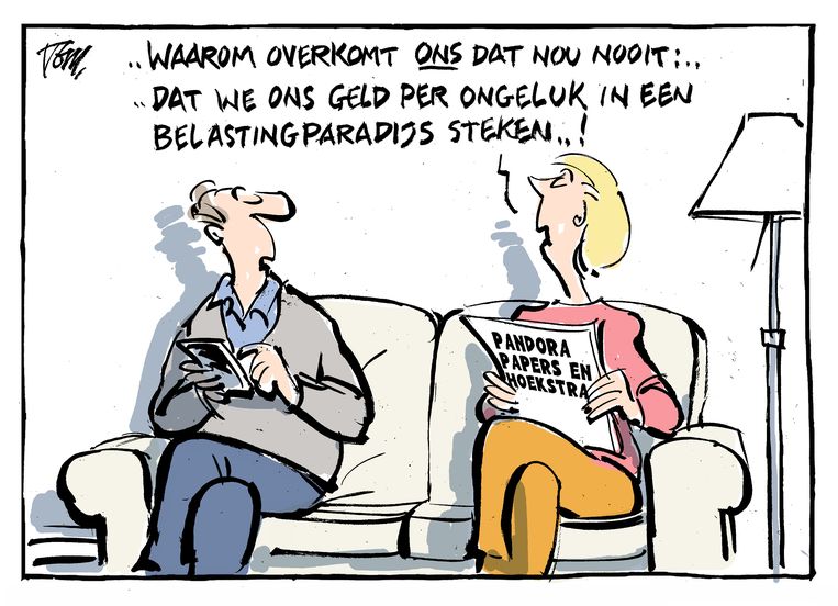 geld stoppen in belastingparadijs Tom