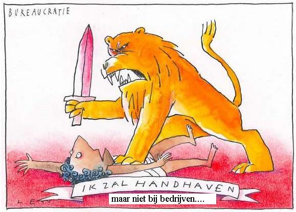 ik zal handhaven Len maar niet bij bedrijven