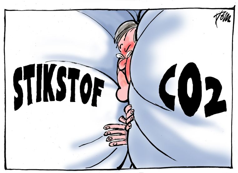 Rutte klem tussen stikstof en CO2