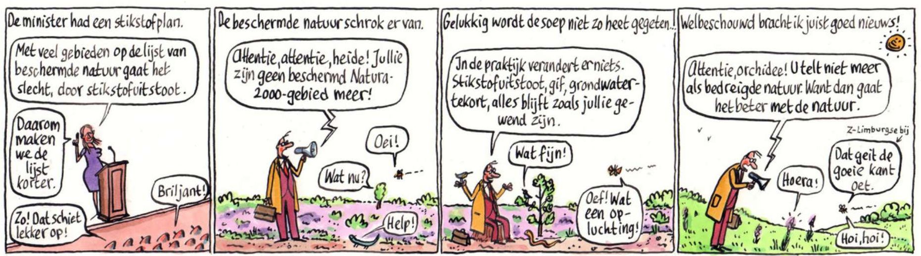 Stikstofplan vernietigt de natuur Dingeman